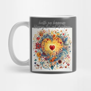 health joy happiness blessing love and abundance Mug